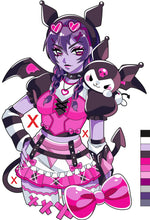 Load image into Gallery viewer, Kuromi Widowmaker (LE, Open) 2-6 Months
