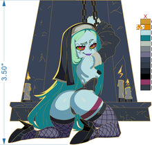 Load image into Gallery viewer, Chained Up Nun Becca (Open, LE) 2-6 Months
